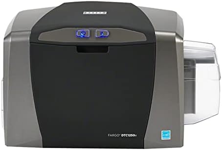 Fargo DTC1250e Single Sided USB Card Printer with Supplies Bundle (50605)