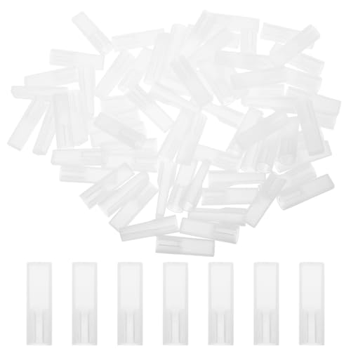 PRETYZOOM 1 Juego Juego De Para Grabar Cuchillo Con Funda Protector De Hoja De Cuchillo Protectores De Hoja Funda De Cuchillo Universal Cutter Transparent El Plastico 100 Piezas