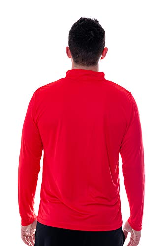 LIFEGUARD Officially Licensed Mens 1/4 Quarter Zip Active Performance Long Sleeve Shirt2