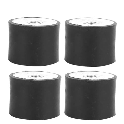 Heavy Duty Rubber Bobbin Isolator Vibration Absorber Mounts for Industrial Machinery Automotive Equipment Air Compressors 4 Pack Vibration Dampers DD40x30 M8 M10 (DD40*30 M10)