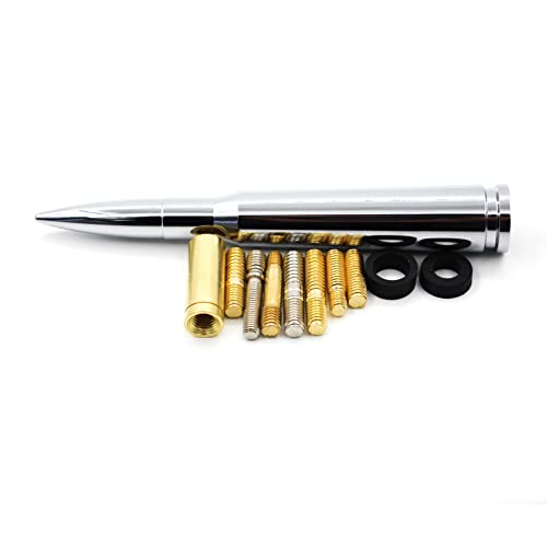 Maoeryan GSTX01CD Chrome Stubby Antenna Mast 50 Cal Fit thumb #4