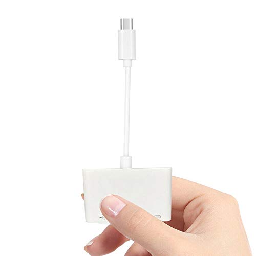 Motyy Usb C Female Otg Audio 3 in 1 Type-C To 3.5Mm Audio Usb Otg Card Reader and Pd Charging Port Splitter - Afbeelding 5