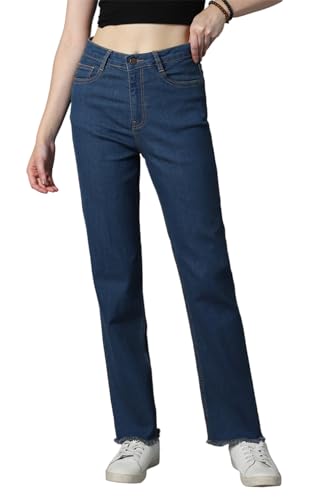 Image of HIGH Star Women's Straight Fit Mid Rise Jeans