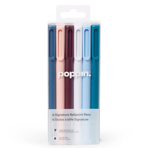 Stylos de 1 mm Poppin Signature assortiment contemporain pour une écriture haut de gamme