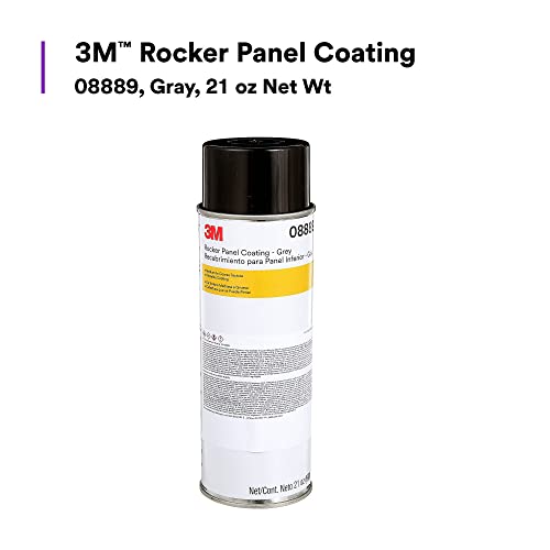 3M Rocker Panel Coating Aerosol Spray, 08889, 21 Oz, Gray, Textured Finish, Abrasion Resistant, Chip Resistant #TOP1