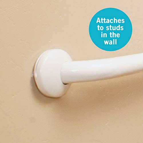 Stander The Curve Grab Bar - Elderly Rotating Wall Mounted Ladder Assist Handle + Bathroom Grab Bar Toilet Aid