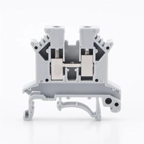 Conector universal de cable UK-2.5B para carril Din con conexión de tornillo gris, 100 uds 7