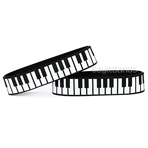 SayitBands 2 Piano Wristbands for Musicians