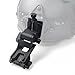 NVG Helmet Mount Night Vision Goggle Dovetail Bracket Helmet Mount Fit PVS-7 PVS-14 Modular Interface Dovetail Horn,Black