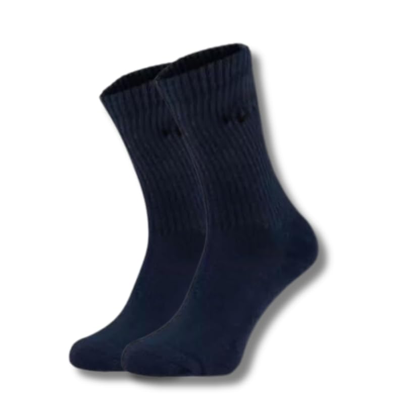 Image of cotton socks for men Socks for Men & Women Solid Sports Cushion Sneaker Unisex Towel Socks Combo for Running, Cycling & Gym, Odour Free, Free Size