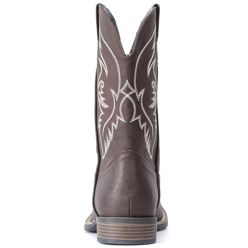 Image of IUV Cowboy Boots For Men Square Toe Western Boot