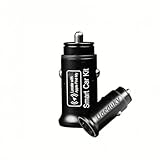 GPS Trackers Mobile Locator for iOS - USB A+C 2 Fast Car Charger with Apple Find My Compatibility, Intelligent Anti-Loss Device with Charging Port & Location Tracking (iOS Only) (2nd Gen Tracker)