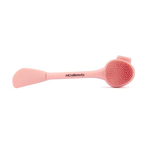 MCoBeauty - Magic Cleanse Multi-Purpose Facial Wand - Dual-Sided Silicone Cleansing Brush & Skincare Applicator for Deep Exfoliation - Stocking Stuffers for Teen Girls and Women
