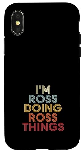 Ross Name Ross Personalized Name First Given �X�}�z�P�[�X iPhone X/XS �p
