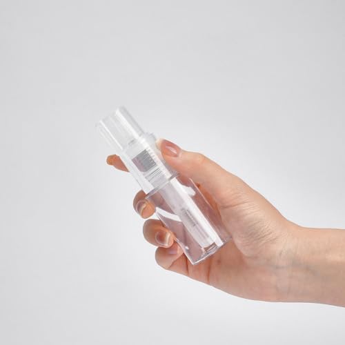 Botellas de spray de plástico transparente para pasteles que evitan manchas de brillo en papel 5