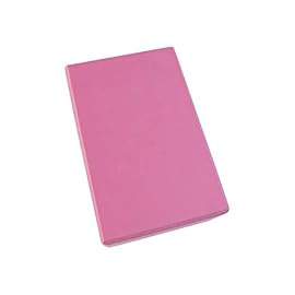 EvriFit Yoga Blocks, High-Density Foam Workout Accessory, Optimal Comfort, Good for All Levels, Pink, 2 Pack
