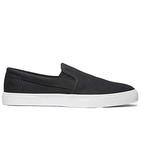 Timberland Timberland Mens Union Wharf 2.0 Ek+ Slip-on Chelsea Boots, Black Canvas, 9 US