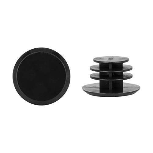 X AUTOHAUX 10pcs Bike Handlebar Bar Plastic End Plugs Caps Locking Grip Black, Small - Image 4