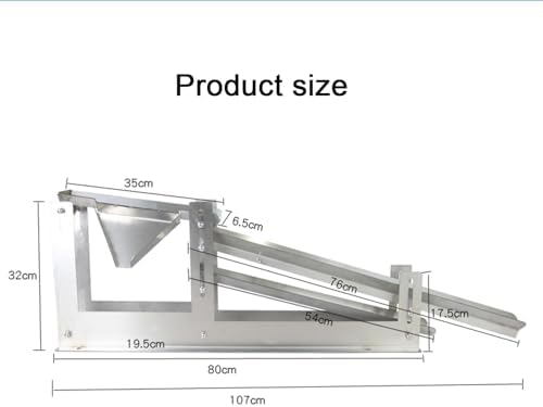 Commercial Egg White Separator, Egg Yolk Separator,Stainless Steel Quick Egg Separator Protein Separator,Adjustable Sliding Height