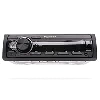Pioneer MVH-330DAB, 1DIN Autoradio mit RDS und DAB+, USB, AUX-Eingang, Bluetooth, geringe Einbautiefe – Ansicht 8
