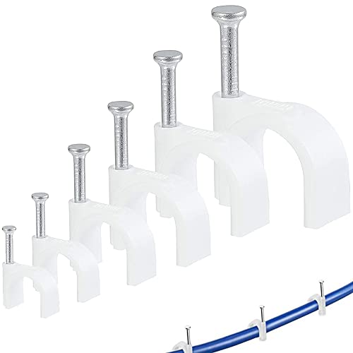 600 Pezzi Chiodini Fissacavo- clip per cavi