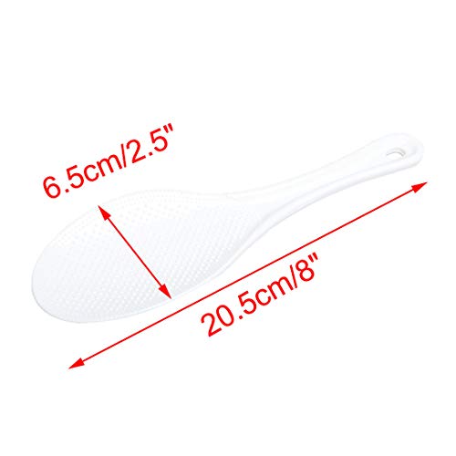 Uxcell Plastic Non Stick Rice Paddle Potato Food Service Spoon Scoop, White #TOP1