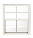 Shed Windows 24x27 (1-Pack) | Sliding Windows with Tempered Glass & Screens | J-Lap Install, White Aluminum Frames for Sheds, Chicken Coops & Playhouses