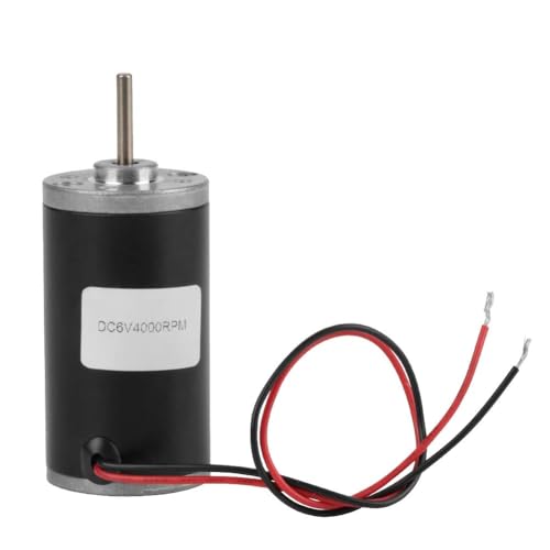 Hilitand CW/CCW 31ZY 6V 4000rpm DC Brush Motor Permanent Magnet DC Motor High Speed Electric Gear Motor for DIY Generator