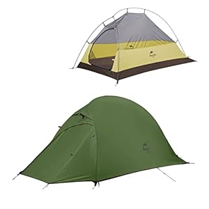 Naturehike Cloud Up Tente de Camping 1 Homme Ultra légère et étanche 3-4 Saisons Facile à Installer Tente dôme Petite Taille de Paquet Tente de Camping pour l’extérieur, Le Camping, la randonnée