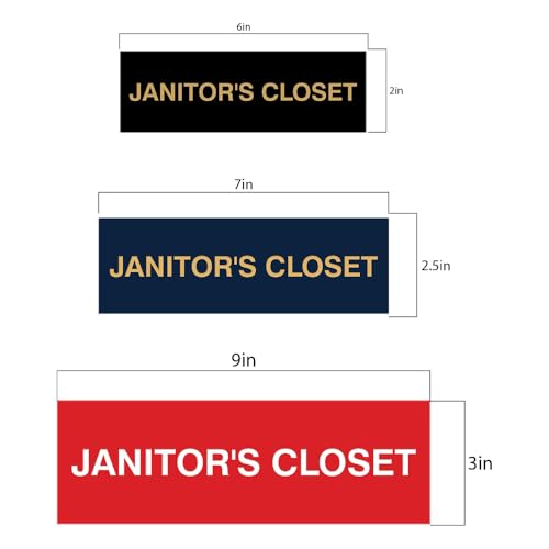 Plaque Armoire de Concierge 3" x 9" pour Identifier Rapidement vos Locaux - 7