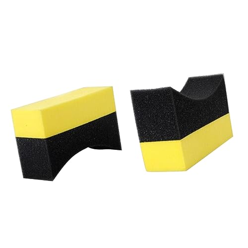 STOBAZA High Absorbency Car Wash Sponge 2 Pack Tire Cleaning Brush for Easy Waxing Polishing