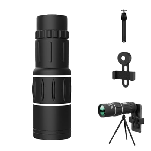 Professional Bifocal Monocular, Monocular Bifocal Optical Zoom Telescope, HD Clarity & Portable High Magnification Monocular Telescope (Black * 1)