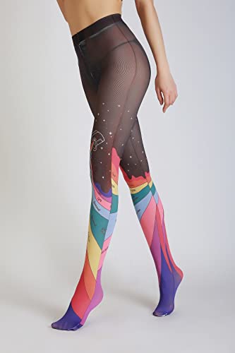 Image of Sahabowi Women Tights, Sheer High Waist Pantyhose, Vintage Control Top Stockings, Siwa 4