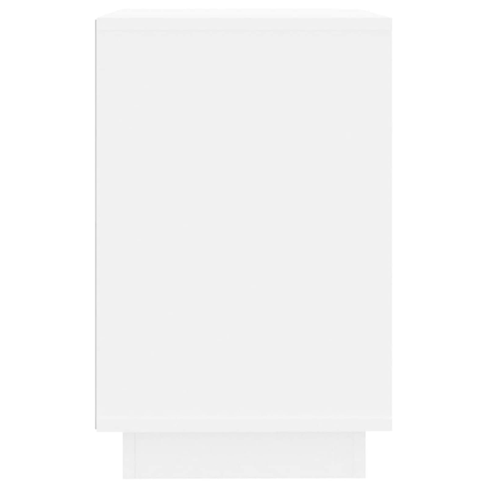 Homgoday Aparador Madera contrachapada Blanco 102x35x55 cm, Alacena de Cocina, Aparador Comedor, Mueble Auxiliar, Armario Cajones Cómoda Almacenamiento Buffet Salón Sala de Estar
