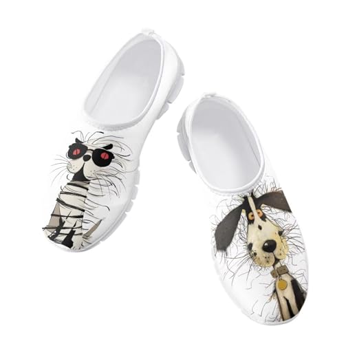 Image of Jeiento Cute Dog Women's Casual Slip On Shoes Loafers Sneakers for Women