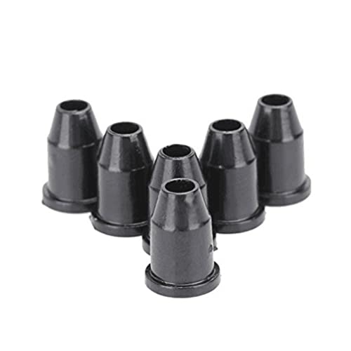kobeIeen 6Pcs/Set Guitar String Ferrules Guitar String Caps Mounting Buckle Through Body Ferrules Bushing for Electric Guitars