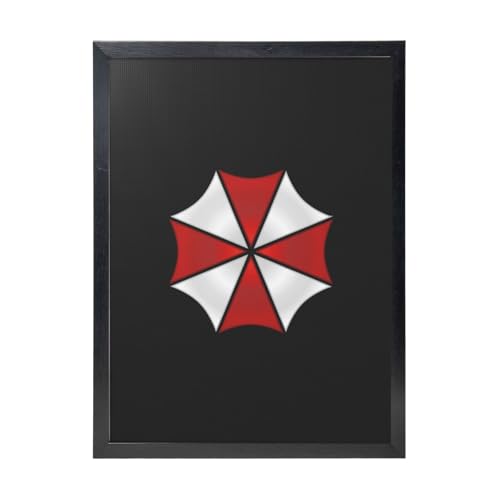 バイオハザード (2) 黒枠装飾画 30x40cm オフィス ポリ塩化ビニル製 カスタマイズ可 簡単設置