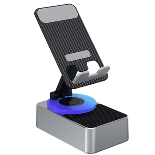 Altavoz de inducción para teléfono móvil, Altavoz de Audio inalámbrico inalámbrico - Altavoces portátiles Recargables de Soporte telefónico,Suministros de música de diseño sin Deslizamiento para Casi