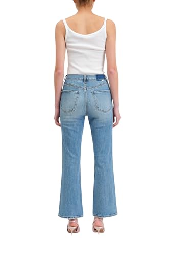 DAZE Women's Soho High Rise Ankle Flare Denim Jeans3