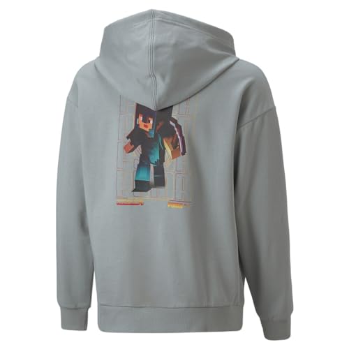 PUMA Kids Boys Mine X Hoodie Athletic Outerwear Casual Comfort Technology - Grey2