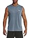 baleaf Men's Tank Top Sleeveless Shirts Quick Dry Muscle t Shirts Gym Workout Running Athletic Cool Tech Tops Gray L