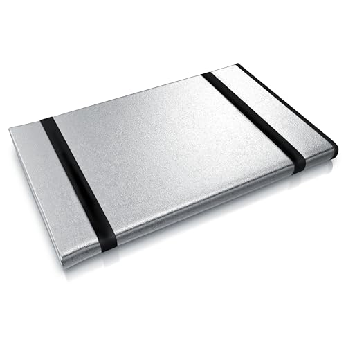 Brandson - Isomatte Alu faltbar 200x100cm - Isoliermatte – Ultraleicht – Schaummatte wasserdicht – Schlafmatte für Wandern Camping Sport Reisen Festivals