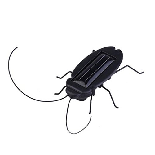 Nesee Remote Cat Dog Toys, High Simulation Animal Cockroach/Ant Infrared Remote Control Kids Toy Gift (Black 1)
