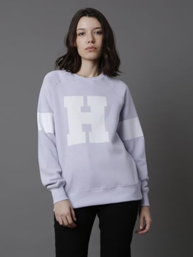 Image of HIGH STAR Women's Cotton Round Neck Sweatshirt