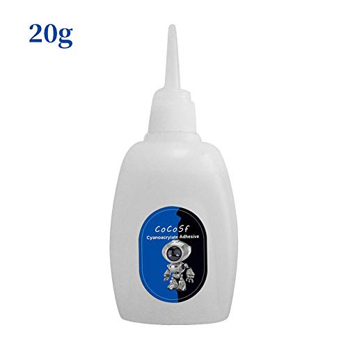 Preisvergleich Produktbild iPenty Reparatur-Kleber, Sekundenkleber, schnelltrocknend, stark klebend, Bürobedarf für Metall-Gummi-Brillen, 20 g