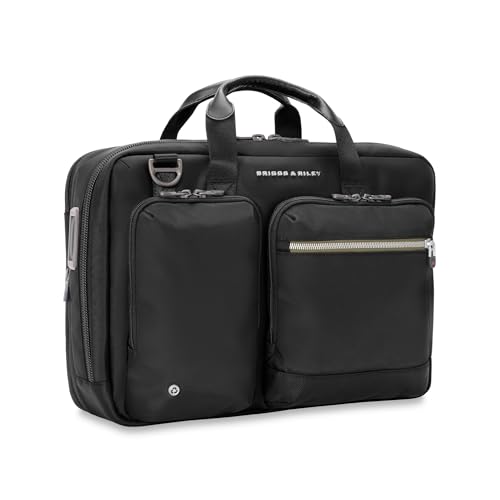 Briggs & Riley Hta Black One Size Medium Expandable Briefcase
