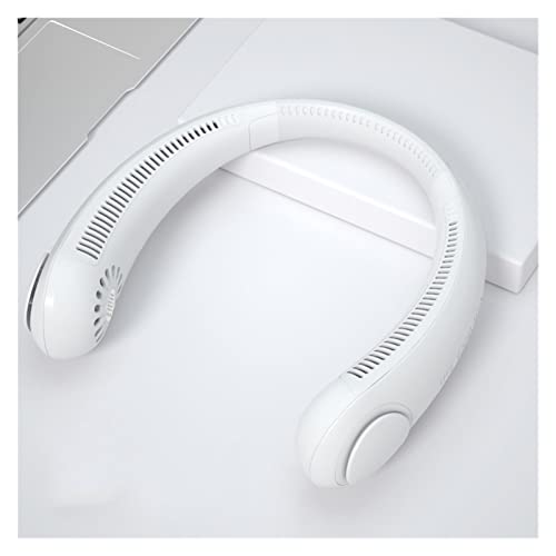 Fan Draagbare Mini-hals Ventilator Draagbare Blaiseloze ventilator USB Oplaadbare Leafless Hanging Fans Air Cooler… - Image 3