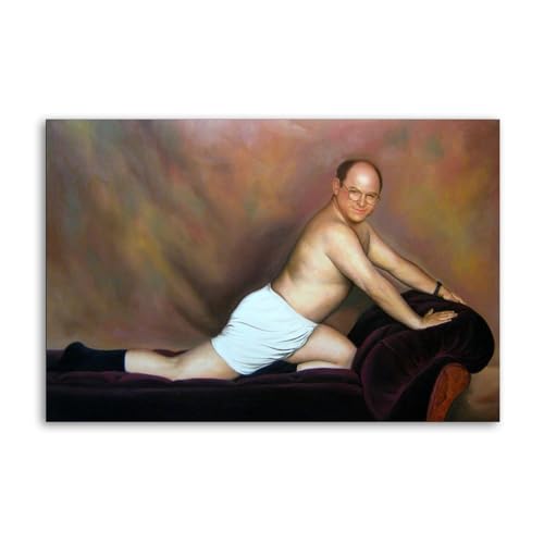 YUHANRY George Costanza Sofa Poster Decorative Painting Canvas Wall Art Living Room Posters Bedroom Painting 12x18inch(30x45cm)