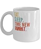 Time New Bank Crypto, Eat Sleep Time New Bank Repeat Mug 11oz, white