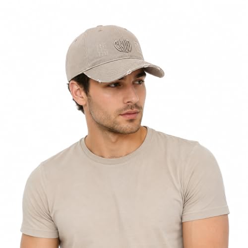 Image of Handcuffs Cap for Men Women Denim Stylish Baseball Caps Adjustable Free Size Hats | Gym Accessories | Sun Protective Hat